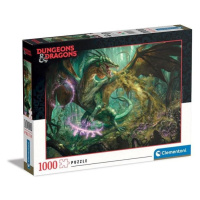 Clementoni Puzzle Dungeons & Dragons - Drak 1000 dílků - Clementoni