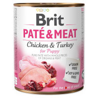 Konzerva Brit Paté & Meat Puppy kuře 800g