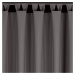 DekorStyle Zahradní voděodolný závěs Melka 155x200 cm šedo-černý