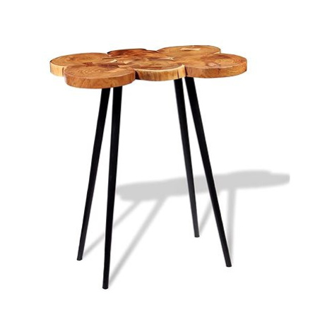 Barový stůl ze špalku masivního akáciového dřeva 90x60x110cm SHUMEE