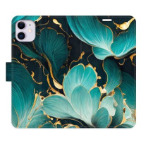 iSaprio flip pouzdro Blue Flowers 02 pro iPhone 11