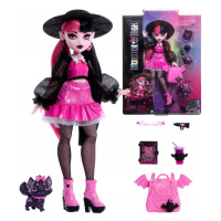 Monster High Draculaura Panenka Módní Stylová Zvířátko A Doplňky