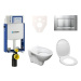 Cenově zvýhodněný závěsný WC set Geberit k zazdění + WC S-Line S-line Pro 110.302.00.5ND7