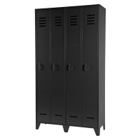 WOOOD Skříňka STIJN LOCKER CABINET BLACK [fsc]