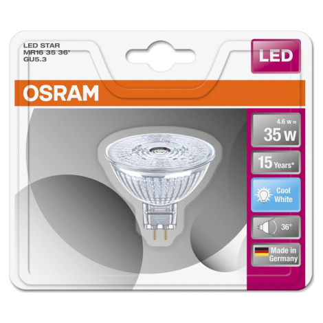 Osram LED Žárovka STAR MR16 GU5,3/4,6W/12V 4000K - Osram