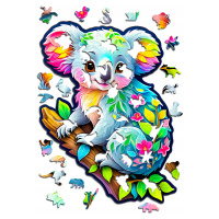 Puzzle Dřevěné pro dospělé děti Puzzled Premium Koala 245 Dílků