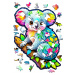 Puzzle Dřevěné pro dospělé děti Puzzled Premium Koala 245 Dílků