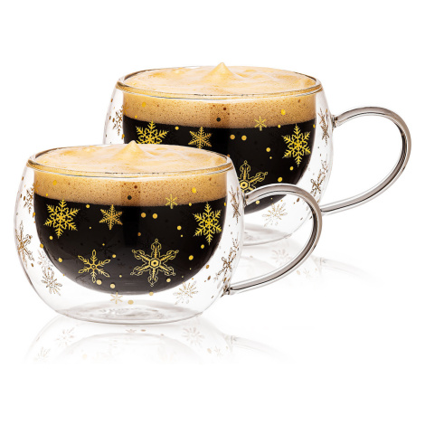 4Home Termo sklenice na cappuccino Snow Hot&Cool 270 ml, 2 ks