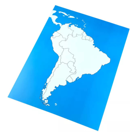 Moyo Montessori Moyo Montessori Kontrolní mapa - Jižní Amerika Nová - bez popisků