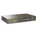 Tenda TEG1116P-16-150W - PoE AT Switch 135Watt, 16xRJ45 Switch s 16x 10/100/1000 Mbps PoE, Fanle