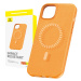 Kryt Baseus Magnetic Phone Case for iPhone 15 Fauxther Series (Orange)