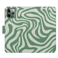 iSaprio Flip pouzdro Zebra Green 02 pro iPhone 11 Pro