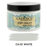 Křídová barva Cadence Very Chalky 150 ml - white bílá Aladine