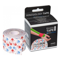 GM rayon kinesiology tape hedvábný 5 cm x 5 m hands
