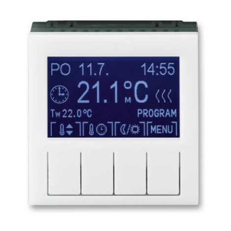 ABB Levit termostat pokojový bílá/kouřová černá 3292H-A10301 62 programovatelný