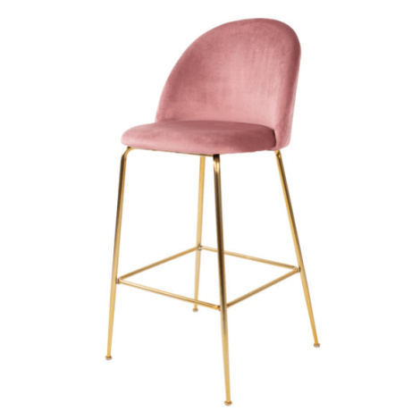 Růžové barové židle
