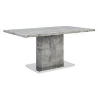 Dřevěný jídelní stůl s betonovým vzhledem PASADENA, 86633
