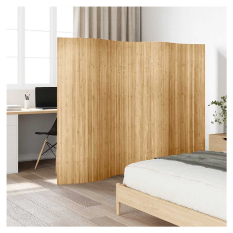 vidaXL Paraván bambusový 250 x 165 cm přírodní