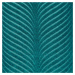 Dekorační vzorovaný velvet závěs s kroužky LUISA tyrkysová 140x250 cm (cena za 1 kus) MyBestHome