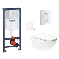 Závěsný wc set do lehkých stěn / předstěnová montáž Swiss Aqua Technologies Infinitio SIKOGRSIN1