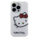 Zadní kryt Hello Kitty IML Head Logo pro Apple iPhone 15 Pro, bílá