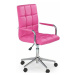 HALMAR dětská židle GONZO 2 růžová