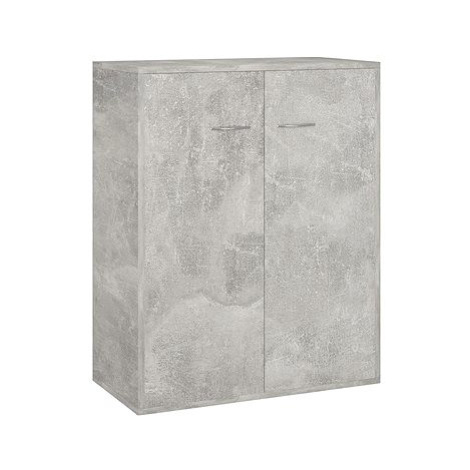 Příborník betonově šedý 60 x 30 x 75 cm dřevotříska SHUMEE