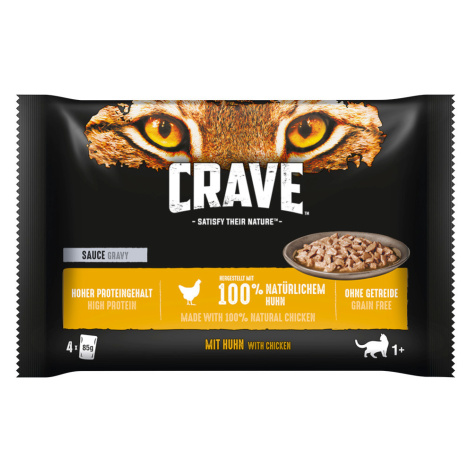 Crave Pouch Multipack 12 x 85 g - Omáčka s kuřetem