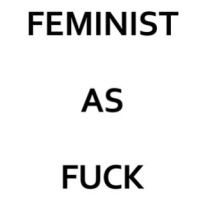 Ilustrace Feminist as fuck, Finlay & Noa, 30 × 40 cm