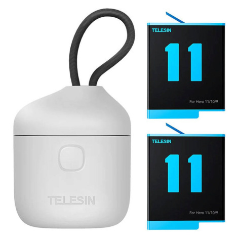 Telesin 3-slotová vodotěsná nabíječka Telesin Allin box 2 baterie pro GoPro Hero 11 / 10 / 9