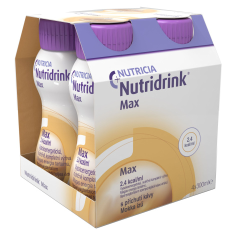 Nutridrink Max s příchutí kávy 4x300 ml
