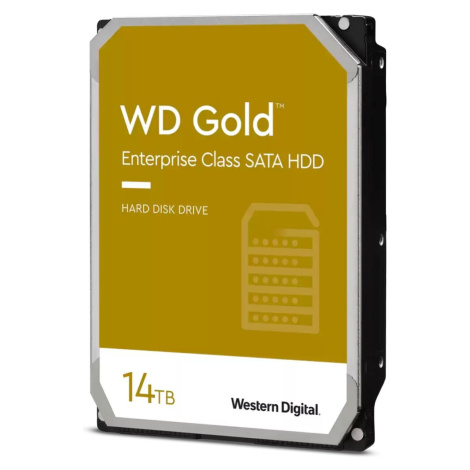WD GOLD WD142KRYZ 14TB SATA/ 6Gb/s 512MB cache 7200 ot., CMR, Enterprise Western Digital