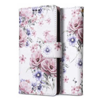 Knížkový obal na Xiaomi Redmi 13C/POCO C65 Tech-Protect Wallet Blossom Flower