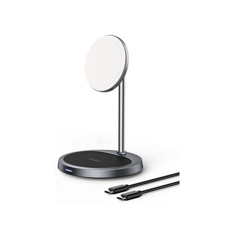 ChoeTech MFM 2in1 Holder Magnetic Wireless Charger For iPhone 12/13/14 Series grey