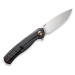 We Knife Seer WE20015-1 Black Titanium CPM20CV