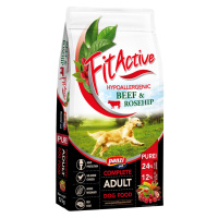 FitActive Pure Hypoallergenic hovězí a šípky - 12 kg