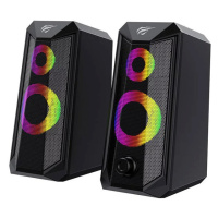 Reproduktor HAVIT SK202 Computer speakers 2.0 RGB (black)