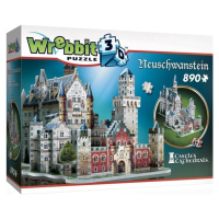 Puzzle 3D Zámek Neuschwanstein 890 dílků