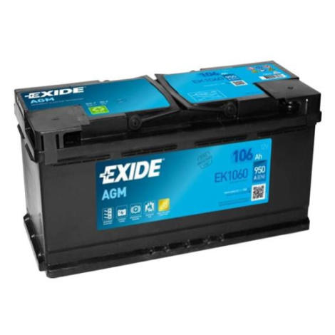 Autobaterie AGM EXIDE START-STOP EK1060 106Ah 12V