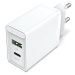 Vention 2-Port USB (A+C) Wall Charger (18W + 20W PD) White