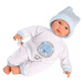 Llorens 30009 CUQUITO panenka miminko se zvuky a měkkým látkovým tělem - 30 cm