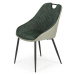 HALMAR Designová židle Brinna zelená