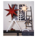 Dřevěný vánoční svícen výška 22 cm Star Trading Bea - bílý