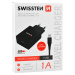 SÍŤ.1xUSB 1A POW.+KAB.USB/LIGHT.SWISSTEN