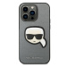 Karl Lagerfeld KLHCP14XSAPKHG hard silikonové pouzdro iPhone 14 PRO MAX 6.7" silver Saffiano Kar