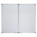 MAUL Sklopná bílá tabule, ocelový plech, s povlakem, š x v 1500 x 1000 mm