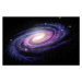 Fotografie Spiral Galaxy in deep spcae, 3D illustration, alex-mit, 40x26.7 cm