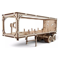 Ugears 3D dřevěné mechanické puzzle Návěs pro tahač Heavy Boy