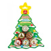 Mini košíčky na pralinky Vánoční motivy Stromek zelený 150 ks