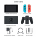 Nintendo Switch console with neon red&blue Joy-Con Modrá/červená